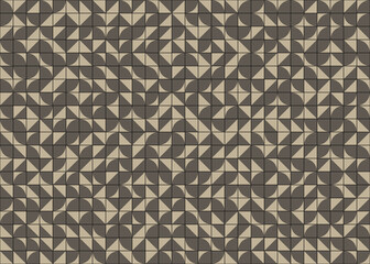 Abstract Geometric Pattern generative computational art illustration