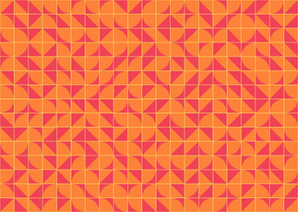 Abstract Geometric Pattern generative computational art illustration