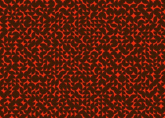 Abstract Geometric Pattern generative computational art illustration