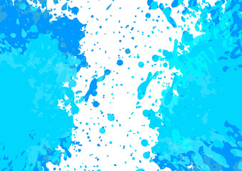 Abstract vector paint blue color splashes design background,illustration vector design background.