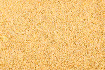 Sesame seeds as a background.