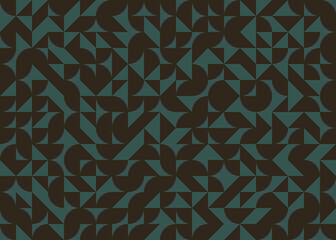 Abstract Geometric Pattern generative computational art illustration