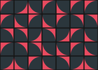 Abstract Geometric Pattern generative computational art illustration