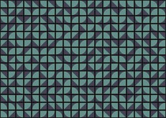 Abstract Geometric Pattern generative computational art illustration