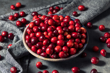 Healthy Red Organic Cranberries
