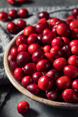 Healthy Red Organic Cranberries