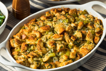 Homemade Thanksgiving Holiday Stuffing