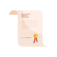 notary certificate with seal