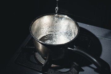 cooking with the water 