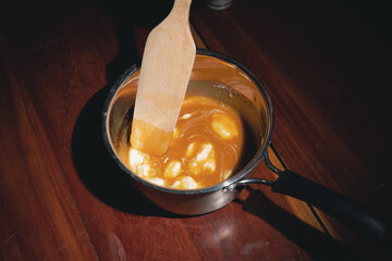 cooking the caramel