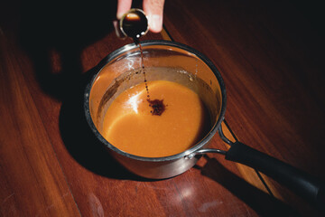 cooking the caramel