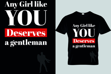 Valentine day special couple typography t-shirt design