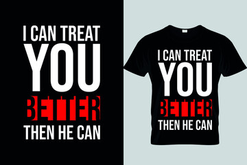 Valentine day special couple typography t-shirt design