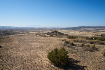 the desert of the Bardenas Reales