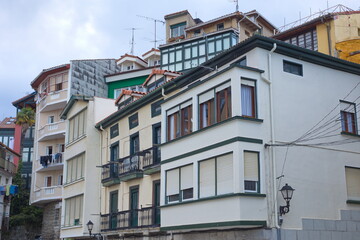 Walk through Mundaka. The coastal town of Mundaka in the Urdaibai biosphere reserve.