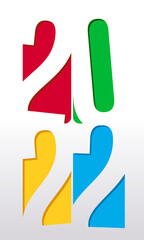 Happy New Year 2022 banner