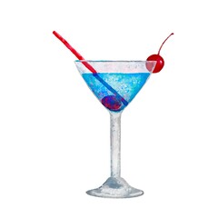 cocktail with cherry on top