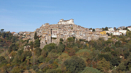 Fototapeta na wymiar view of Castelnuovo di Porto