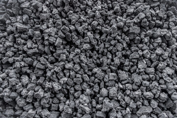 Black Fossil Coking Coal Fuel for Metal Smelting Texture Background - obrazy, fototapety, plakaty