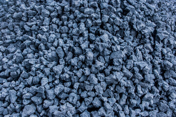 Coking Coal Blue Shade Industrial Fossil for Fuel and Metal Smelting Texture Background