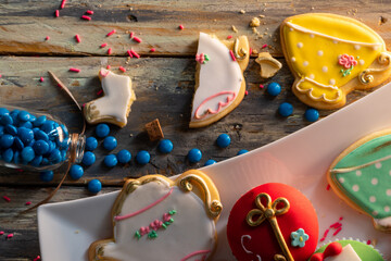 delicious handmade cakes and cookies, to share in a festive event