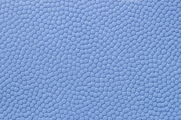 Genuine leather, granular texture, calm serene light blue color. Modern backdrop