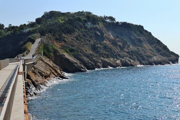 Procida - Scorcio del promontorio dal Ponte di Vivara