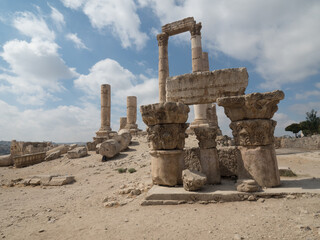 Fototapeta premium Ciudadela de Ammán, en Jordania, Asia