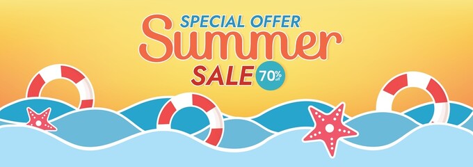 summer sunset beach background beach objects