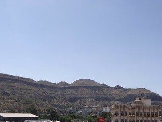 Fototapeta na wymiar Mountains in Yemen