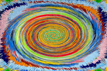 abstract colorful spiral background