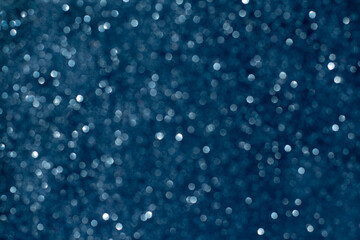 Abstract shiny glitter blue background. Pantone Color 2022 Skydiver