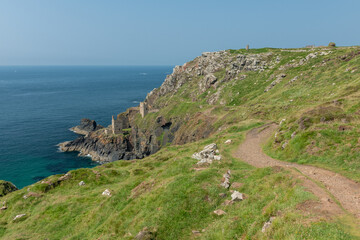 The engine houses at the Crowns mine at Botallack mine in Cornwall