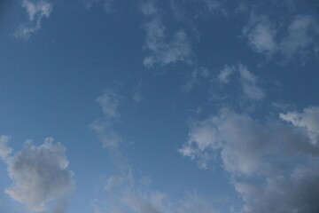 Obraz premium Clouds announcing the night in Brazil