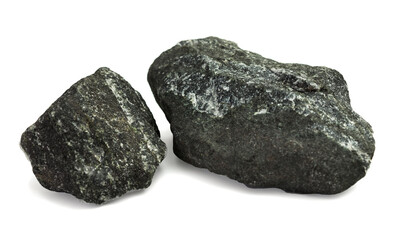 Two pieces iron ore with, found on the Kola Peninsula in Russia