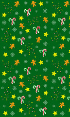 Christmas pattern that can be used in the design of packages; covers of diaries, student and so on.