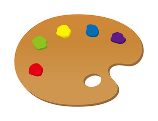 絵の具パレット