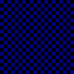 Two color checkerboard. Black and Navy colors of checkerboard. Chessboard, checkerboard texture. Squares pattern. Background.