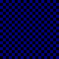 Two color checkerboard. Black and Navy colors of checkerboard. Chessboard, checkerboard texture. Squares pattern. Background.