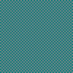 Checkerboard with very small squares. Teal and Grey colors of checkerboard. Chessboard, checkerboard texture. Squares pattern. Background.