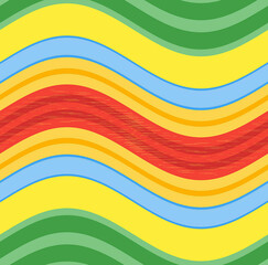 abstract colorful background with waves