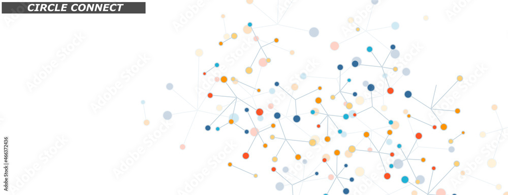 Aufkleber triangle futuristic science structure for your project. polygonal vector design. connect color lines