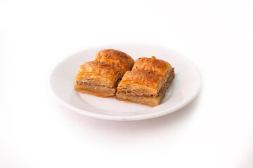 Turkish Dessert with walnut, baklava