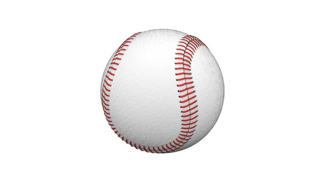 recommend clip art: Baseball isolated on white background. 3D Illustration.