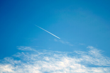 airplane flying in the sky