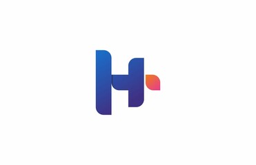 Letter H Cross Medical Modern Logo
