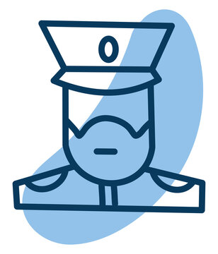recommend clip art: Sea sailor, illustration, vector, on a white background.