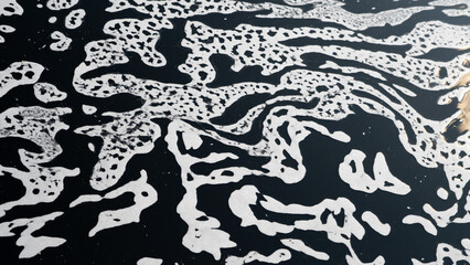 In Chapada Diamantina, the rivers form these amazing foam patterns on the surface. Shot with Sony a7iii