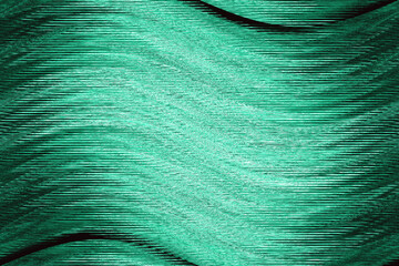 Green abstract elegant background with waves