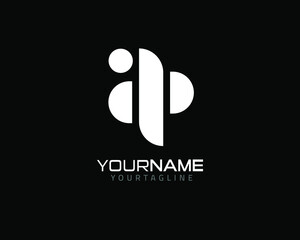 Letter AP,fully vector and customized logo design